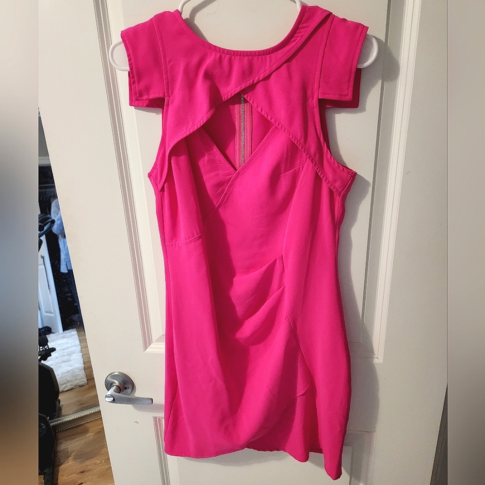 Hot Pink Tobi Mini Dress